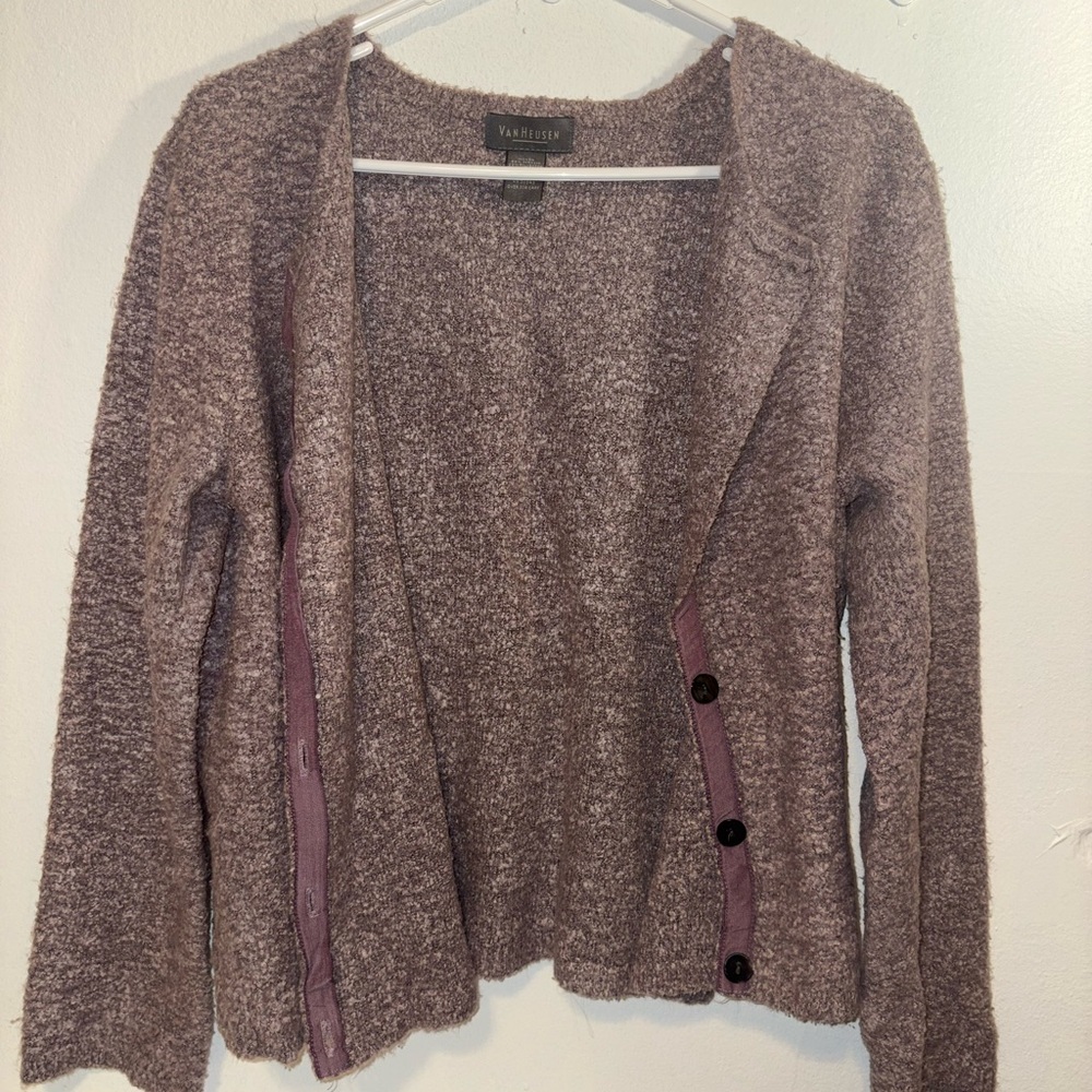 Van Heusen Women's Purple Sweater